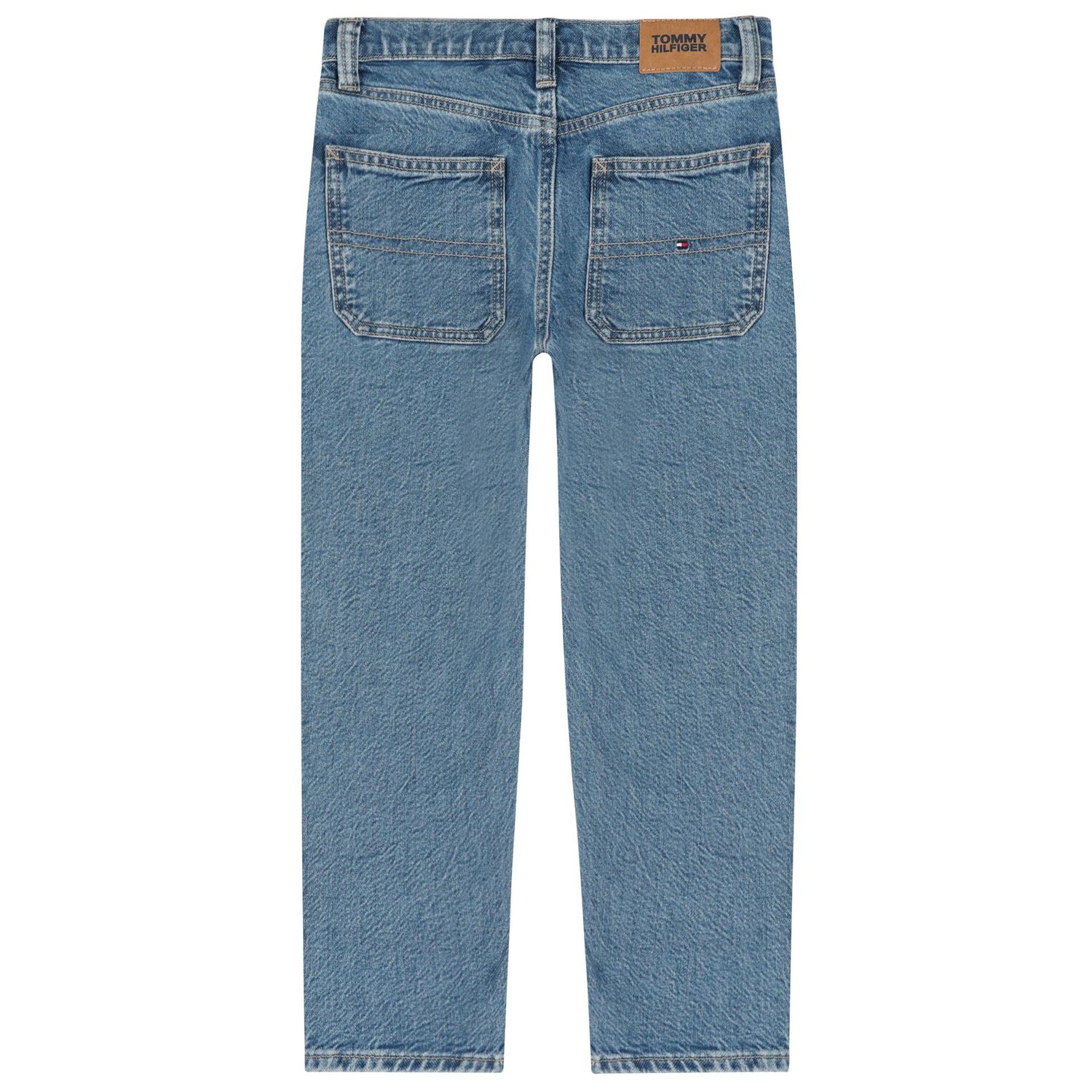 Boys Blue Logo Denim Jeans, 1, hi-res image number null
