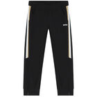Boys Black Logo Tracksuit, 1, hi-res