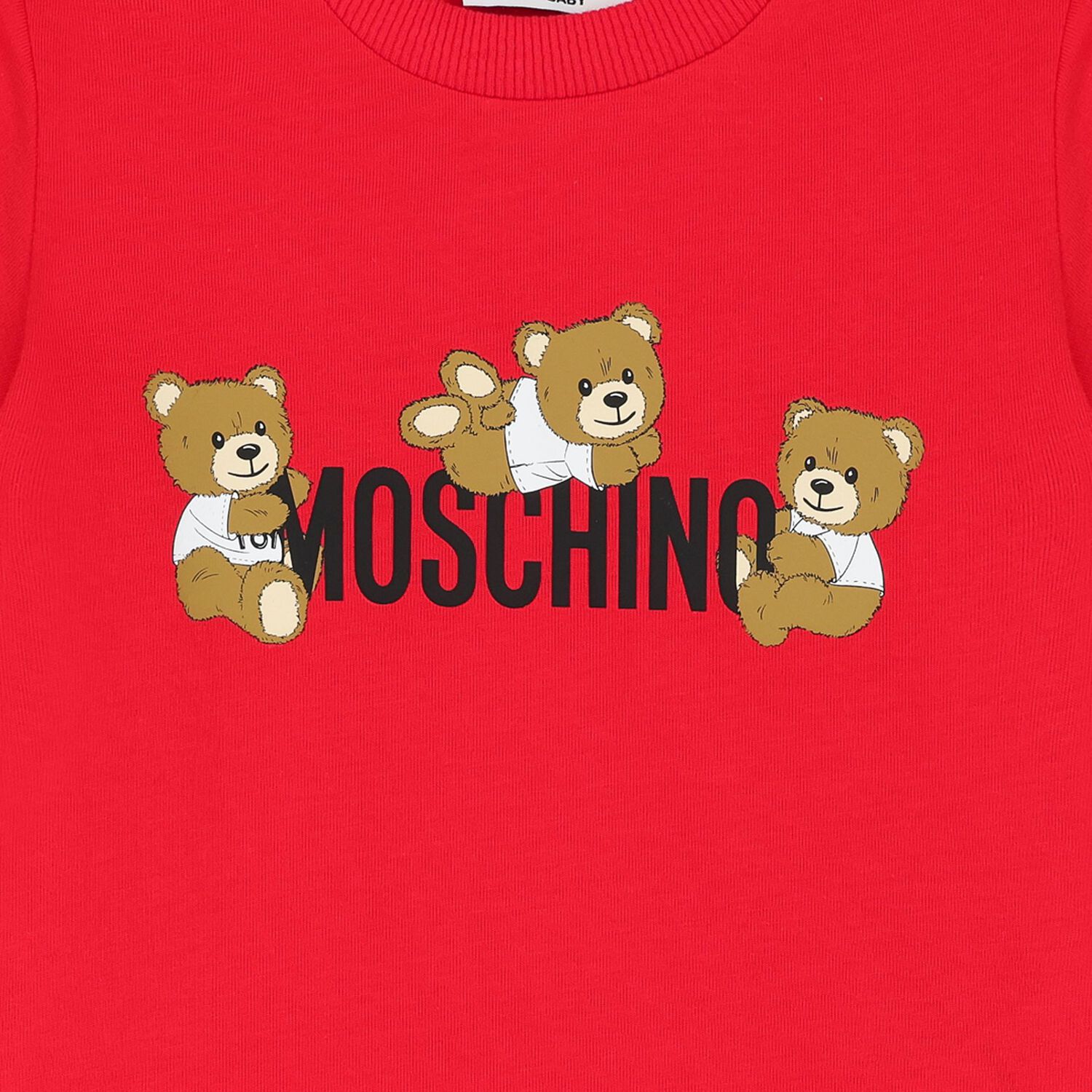 Younger Red Teddy Bear Logo T-Shirt, 5, hi-res