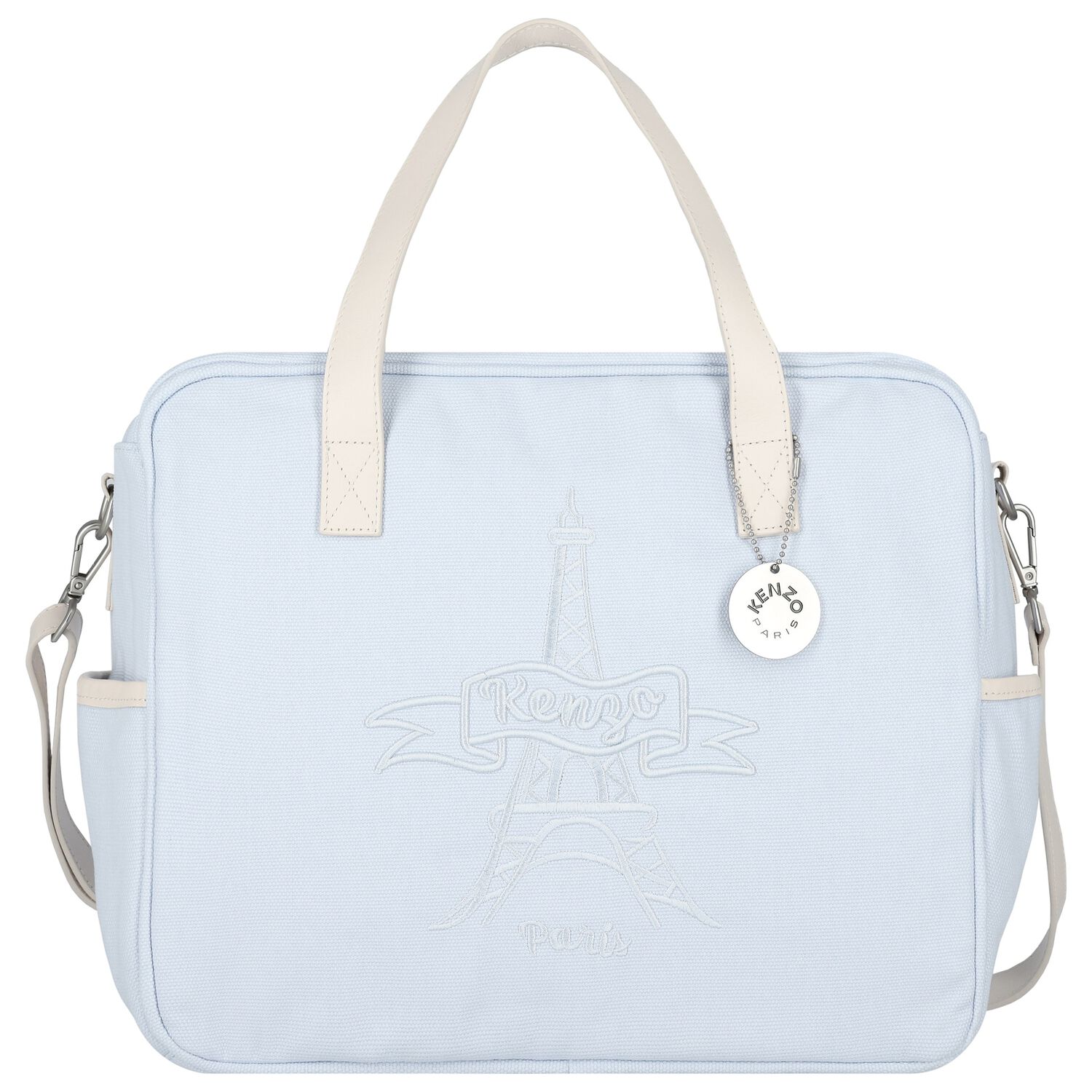 Blue Logo Eiffel Tower Baby Changing Bag, 2, hi-res