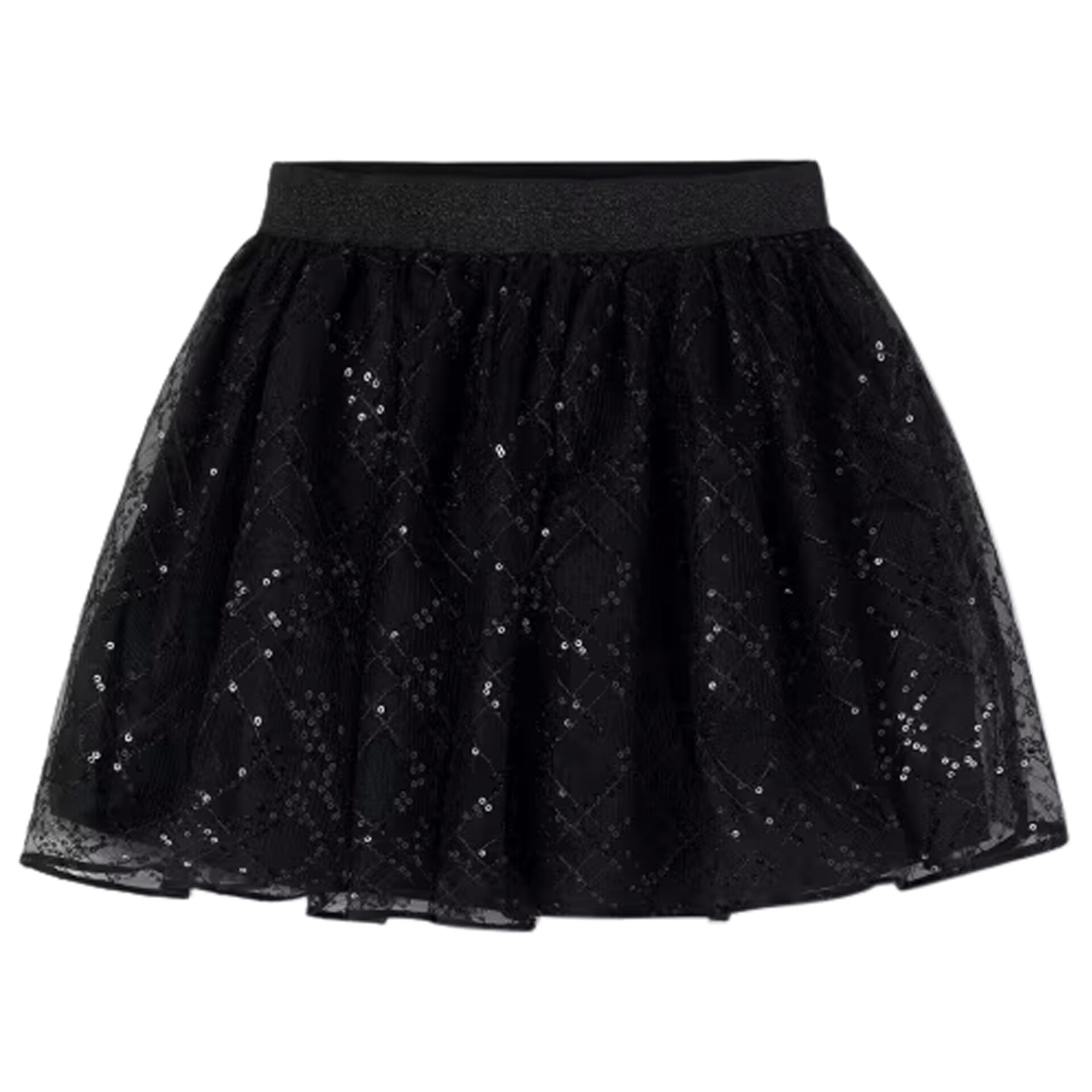 Mayoral Girls Black Embellished Tulle Skirt Junior Couture UK