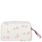Baby Girls Ivory & Pink Toiletry Bag, 2, hi-res