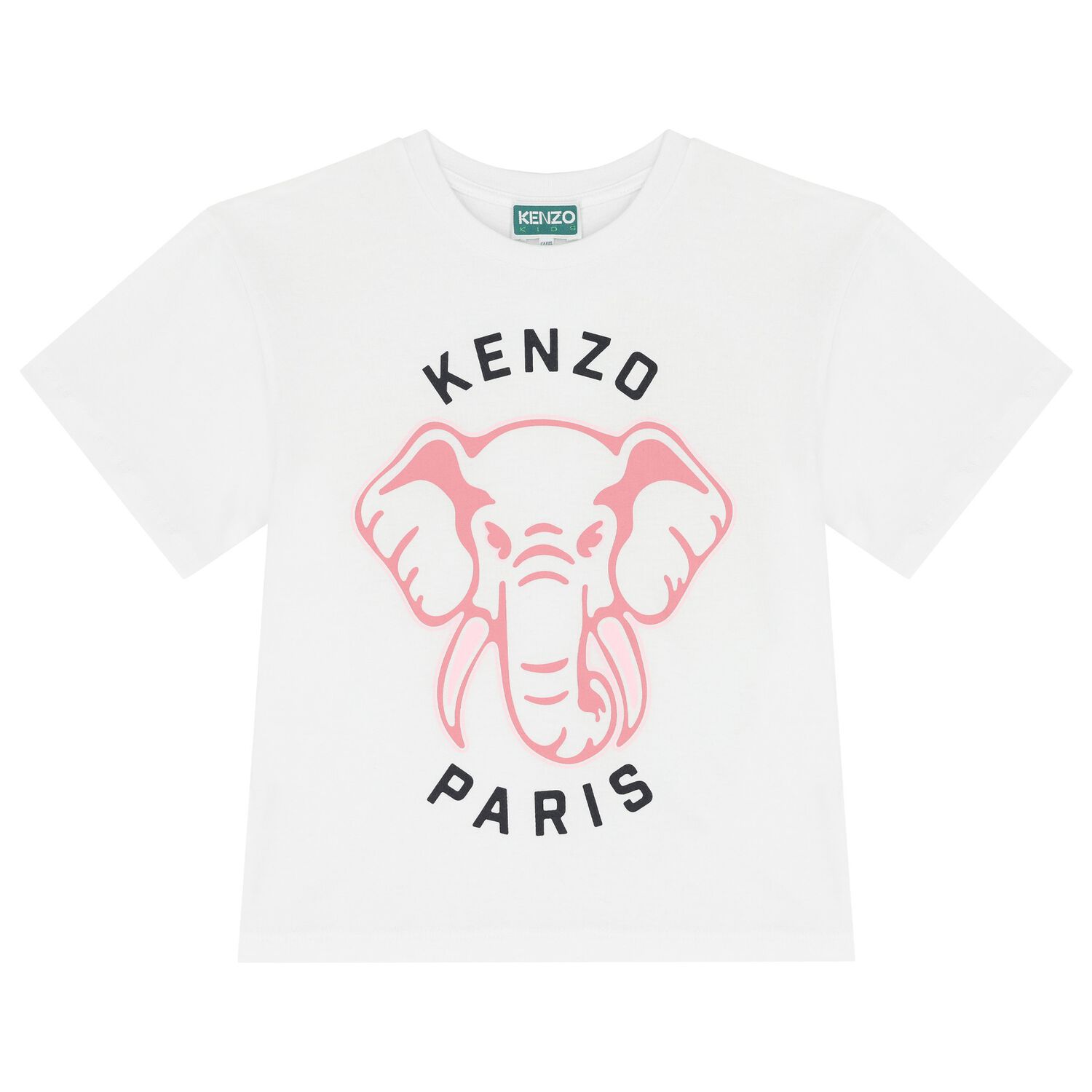 Girls White Elephant Logo T-Shirt, 1, hi-res image number null