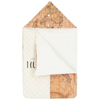 Beige & Ivory Geo Map Baby Nest
