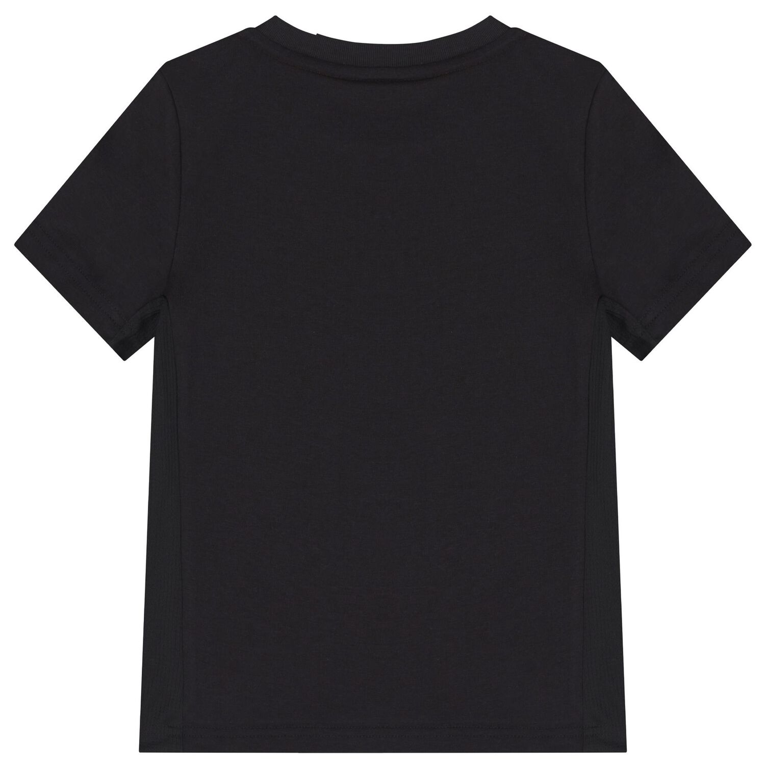 Boys Black Logo T-Shirt, 1, hi-res