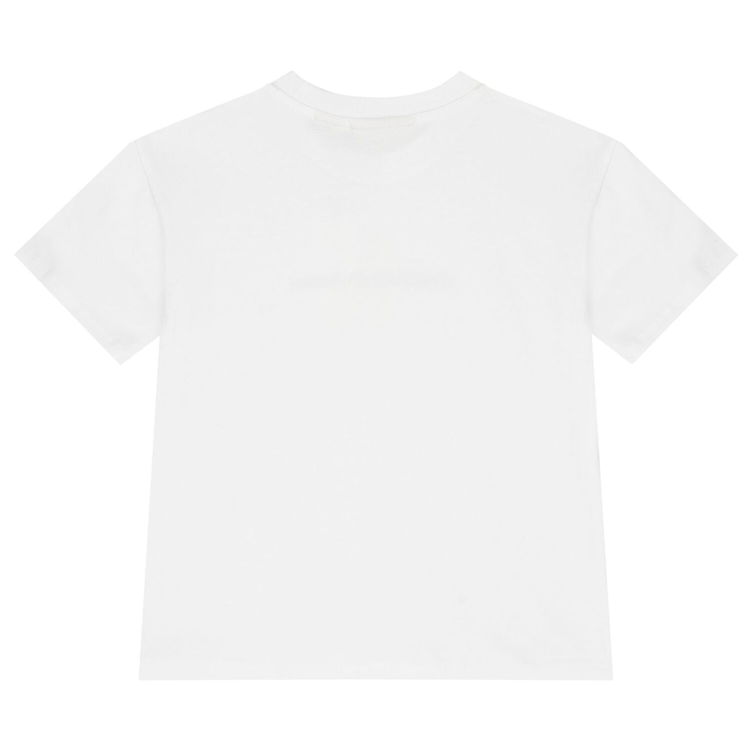 Boys White Logo T-Shirt, 2, hi-res image number null