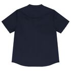 Boys Ivory & Navy Blue Striped Shorts Set, 2, hi-res