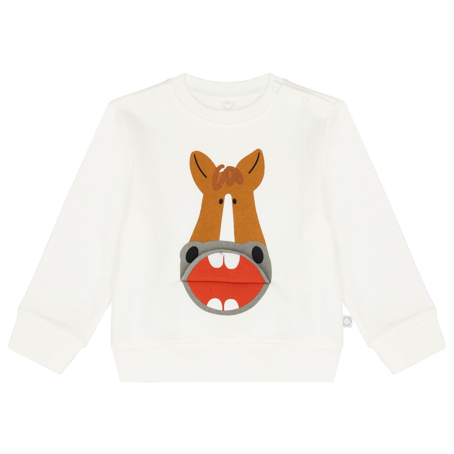 Younger Boys Ivory Logo Sweatshirt, 1, hi-res image number null