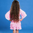 Girls Pink Ruffle Layered Skirt, 1, hi-res