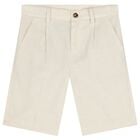 Boys Beige Shorts, 1, hi-res