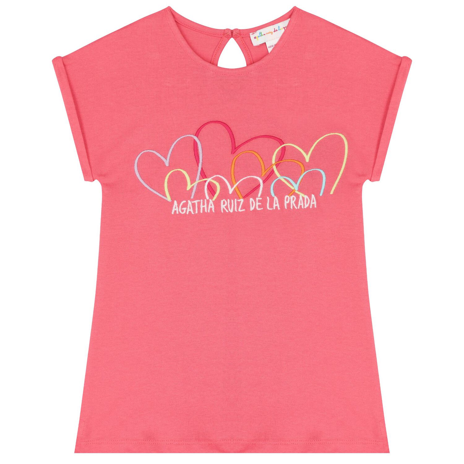 Girls Pink Heart Leggings Set, 1, hi-res