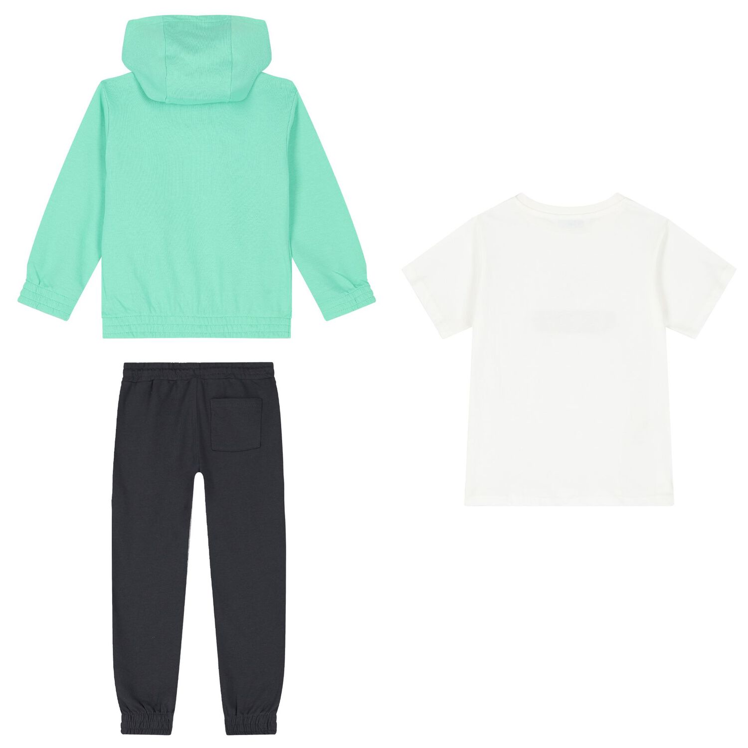 Boys Green & White Tracksuit Set, 2, hi-res image number null
