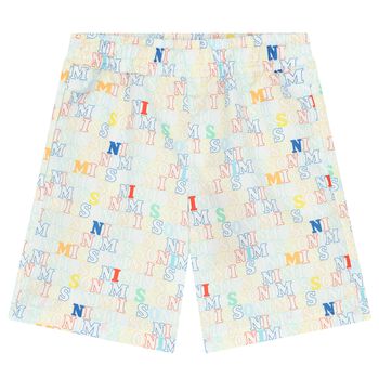 Boys White Logo Swim Shorts