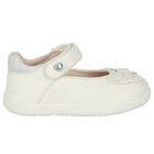 Baby Girls White Shoes, 3, hi-res