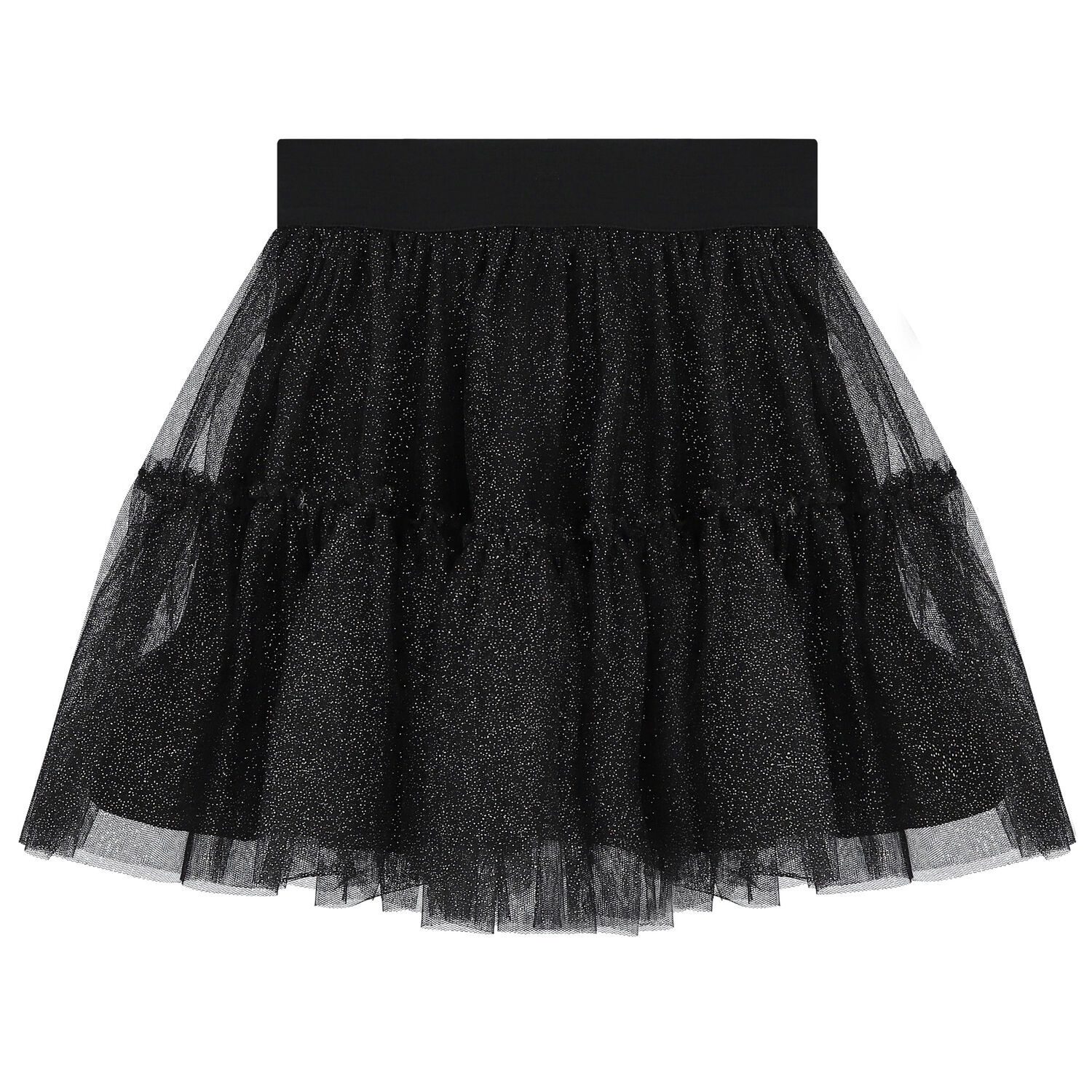 Girls Black Tulle Skirt, 1, hi-res image number null