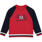Boys Navy & Red Logo Tracksuit, 1, hi-res