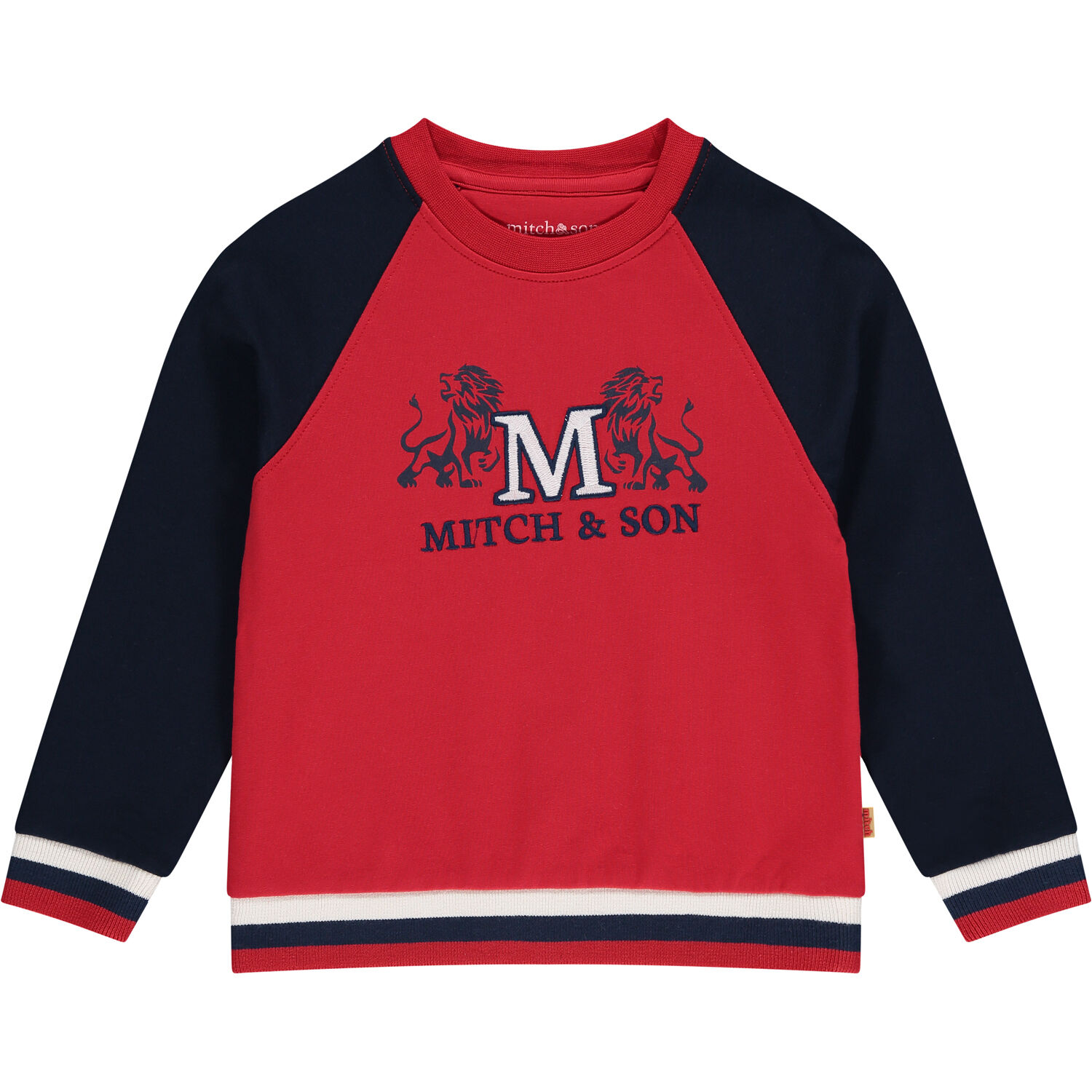 Boys Navy & Red Logo Tracksuit, 1, hi-res image number null