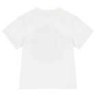 Boys White Logo T-Shirt, 1, hi-res