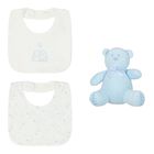 Baby Boys White & Blue Gift Set, 1, hi-res