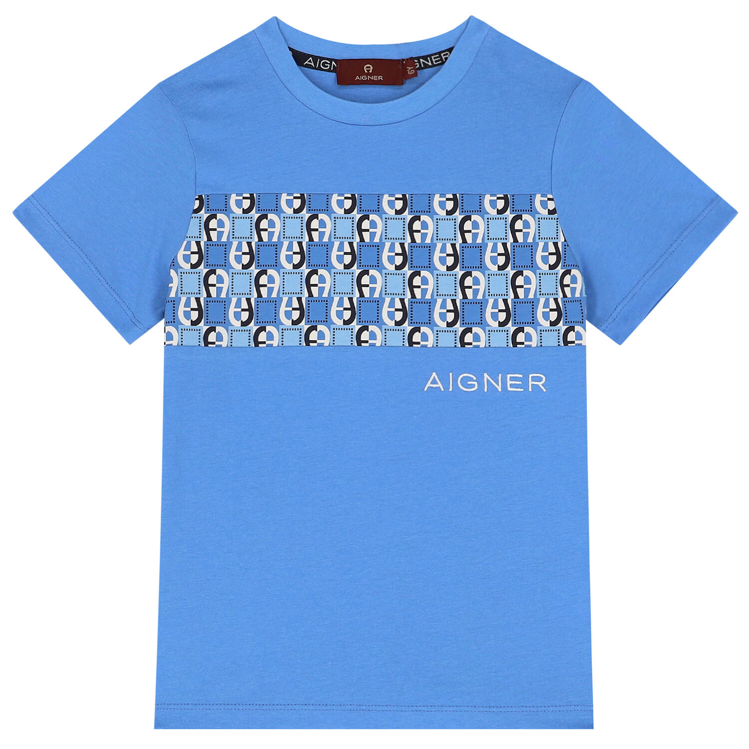 Boys Blue Logo T-Shirt, 1, hi-res