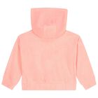 Girls Pink Hooded Top, 1, hi-res