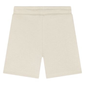 Younger Boys Beige Logo Shorts