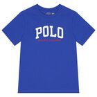 Boys Blue Logo T-Shirt, 1, hi-res