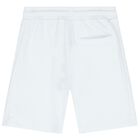 White Logo Bermuda Shorts, 1, hi-res