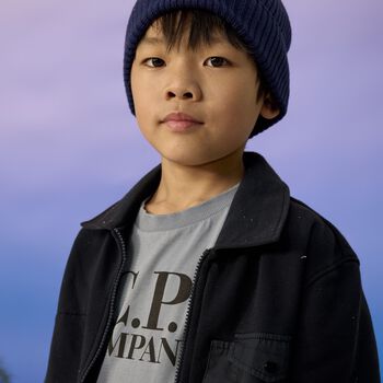 Boys Khaki Logo T-Shirt