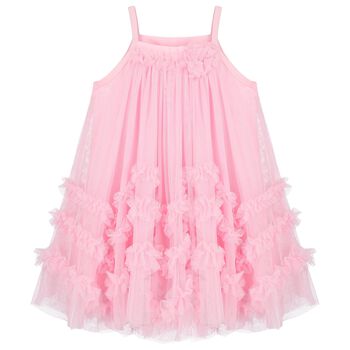Girls Pink Tulle Dress