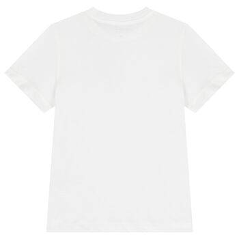 Boys White Logo T-Shirt
