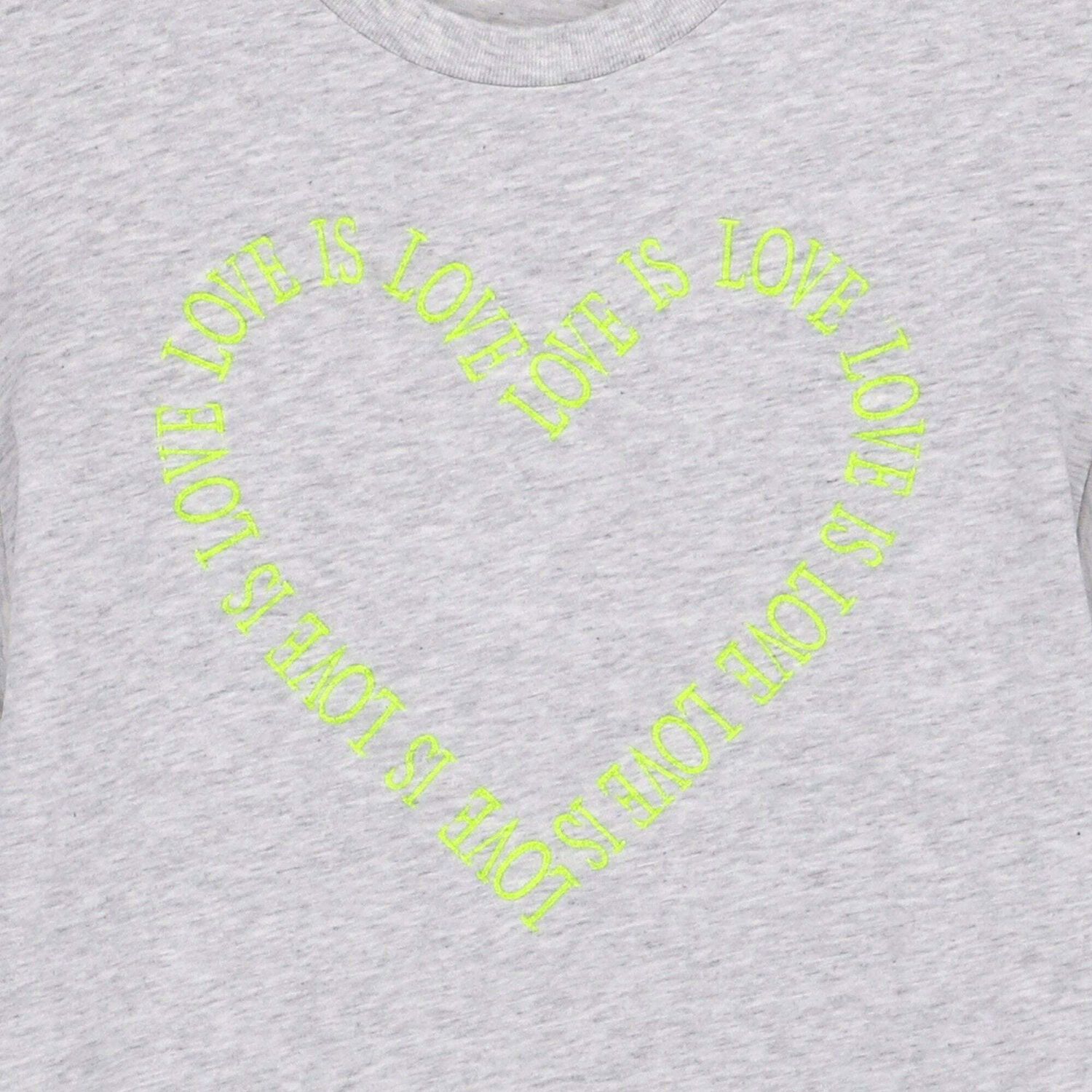 Girls Grey Embroidered Text T-Shirt Dress, 1, hi-res image number null