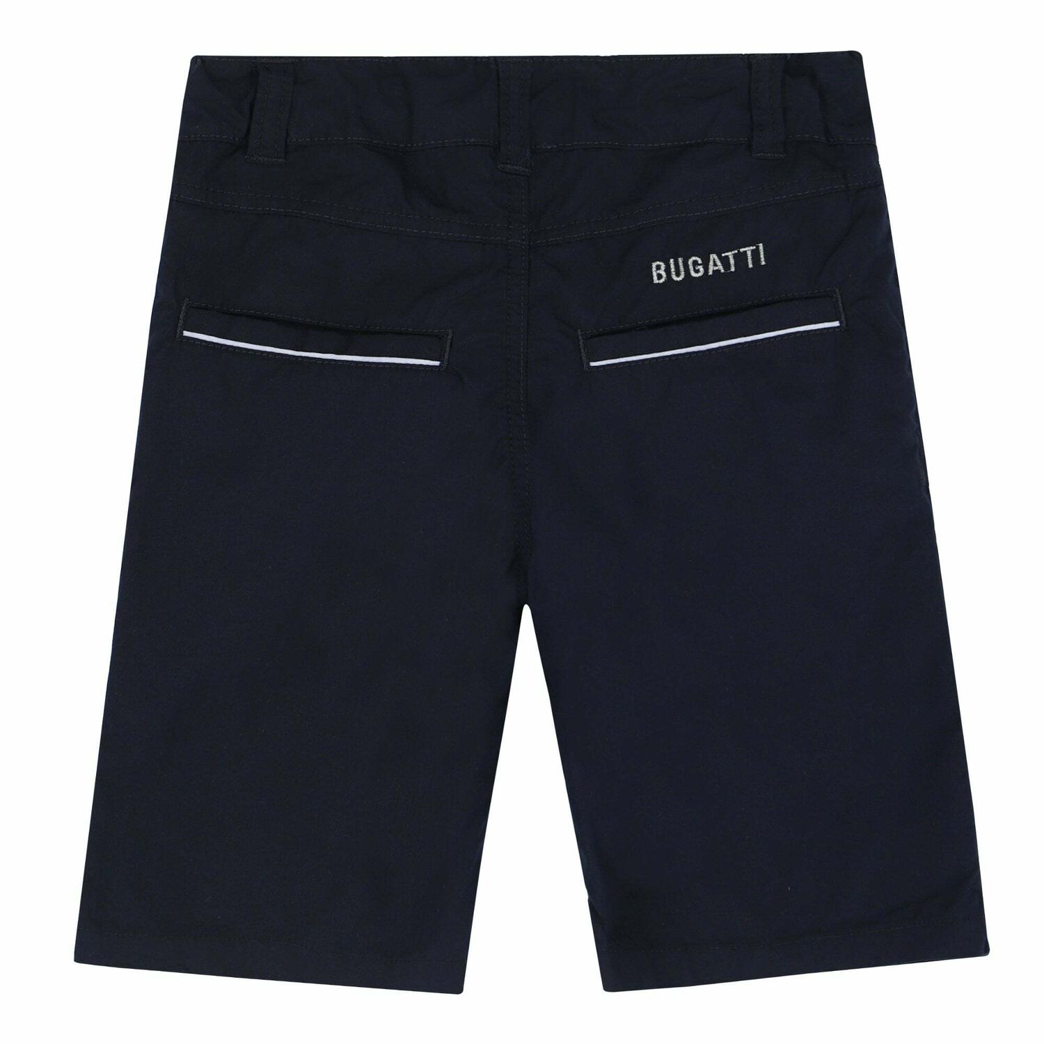 Boys Navy Logo Shorts, 1, hi-res