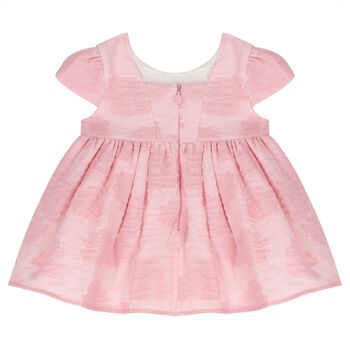 Younger Girls Pink Flower Dress