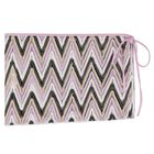 Girls Lilac, Black & Ivory Zig-Zag Crochet Beach Skirt, 1, hi-res