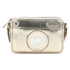 Girls Gold Logo Shoulder Bag, 1, hi-res