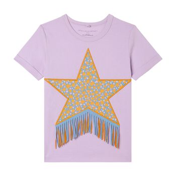 Girls Lilac Star T-Shirt