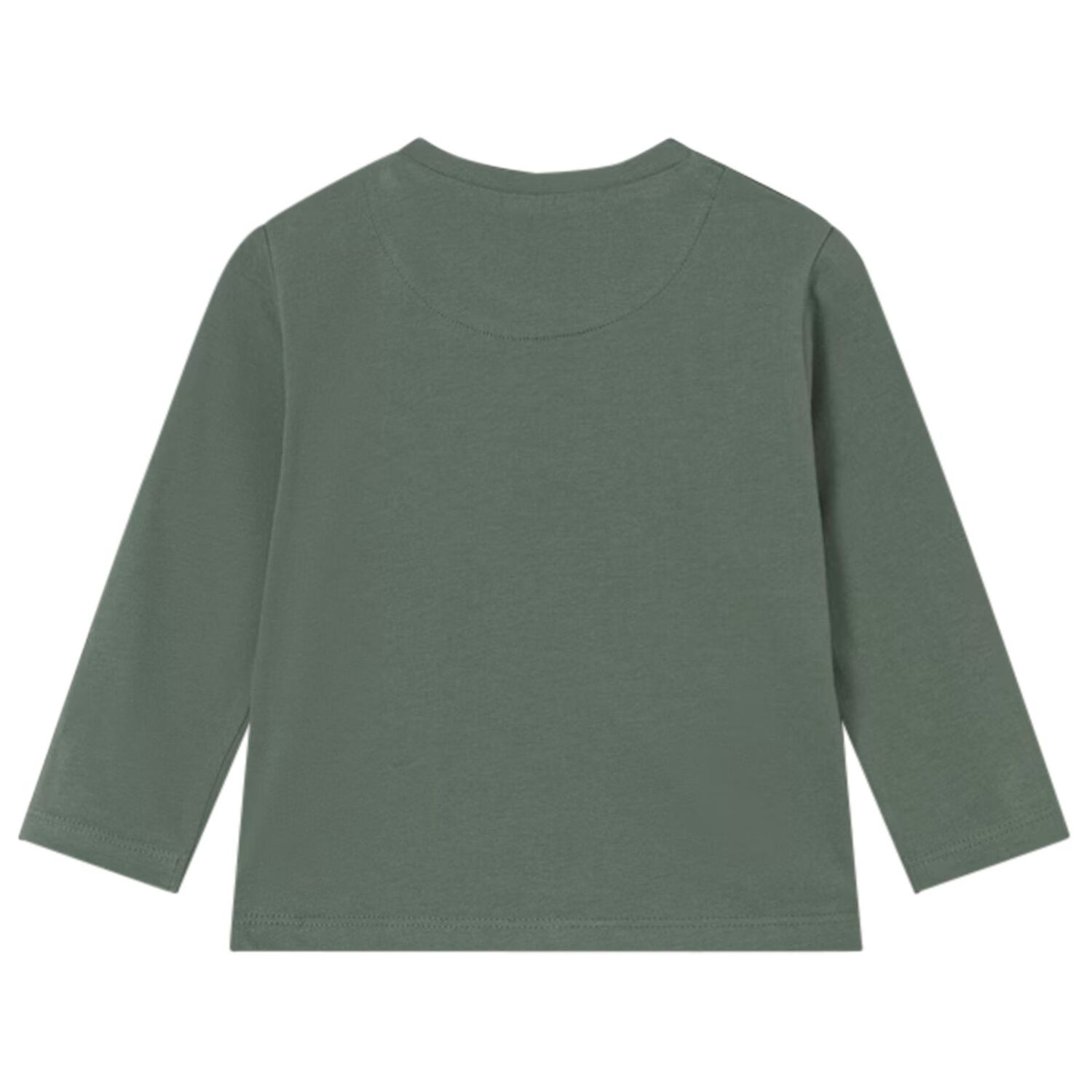 Younger Boys Green Fox Long Sleeve Top, 1, hi-res