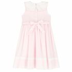 Girls Pink Smocked Dress, 1, hi-res