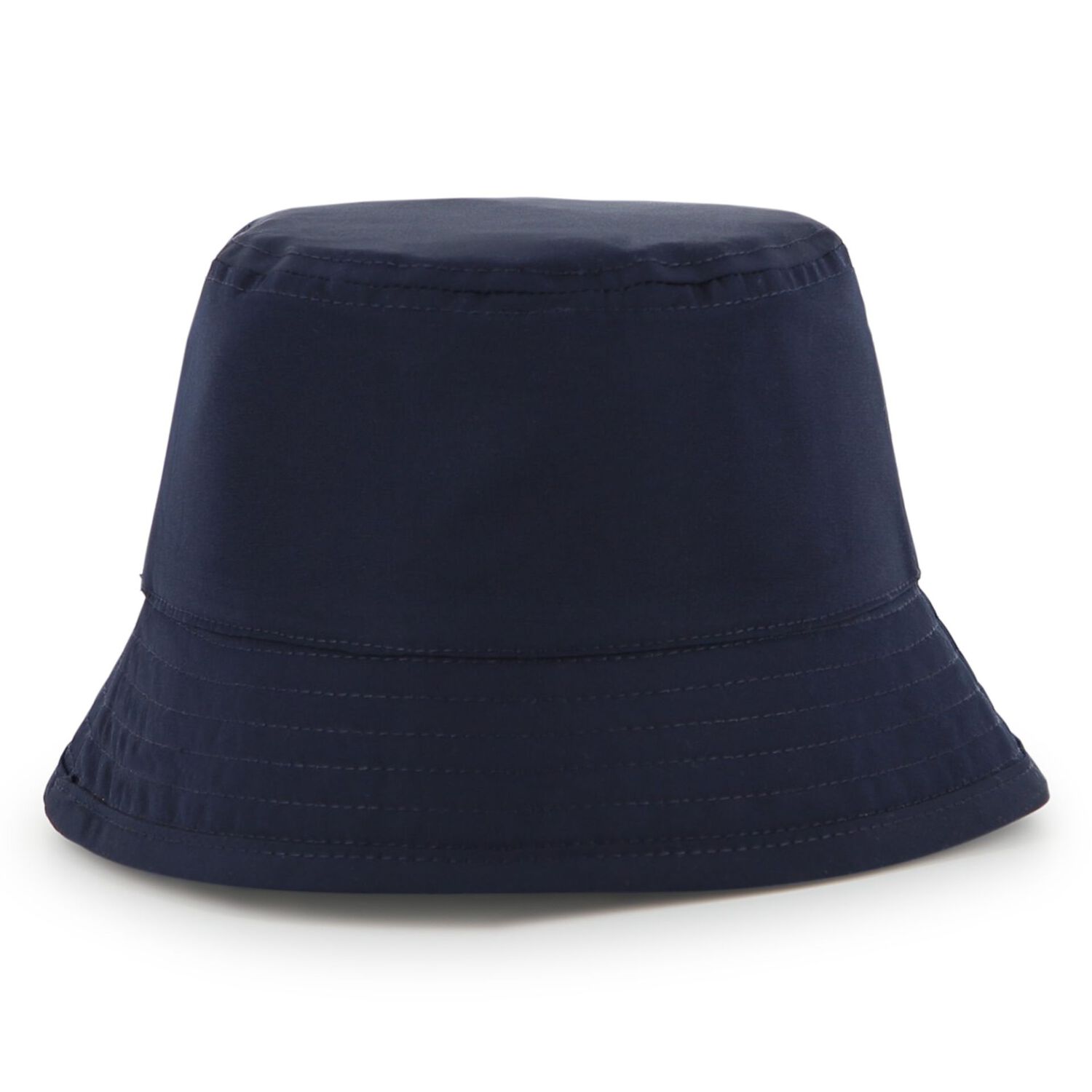 Baby Boys Blue & Navy Blue Logo Reversible Hat, 1, hi-res