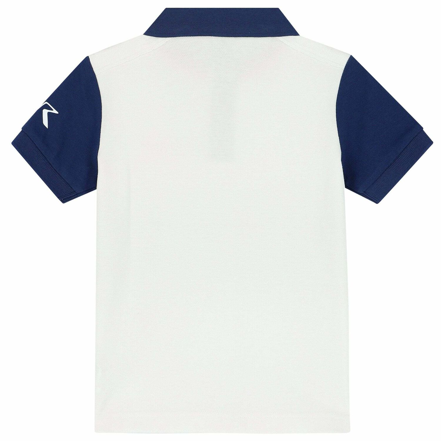 Boys White Logo Polo Shirt, 2, hi-res image number null