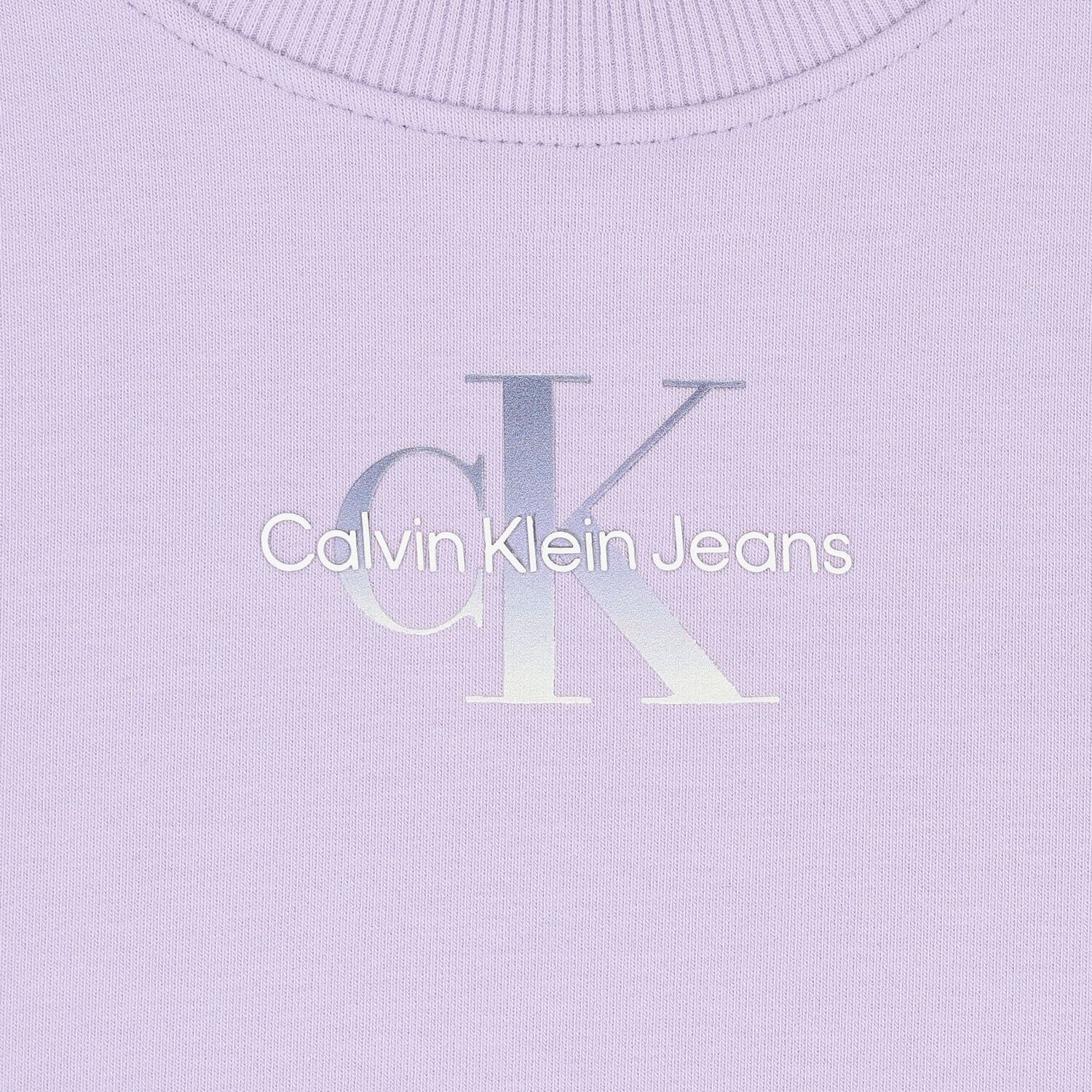 Girls Purple Logo Sweatshirt, 1, hi-res