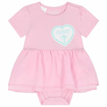 Baby Girls Pink Heart Dress