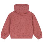 Girls White & Pink Printed Tracksuit ( 3 Piece ), 2, hi-res