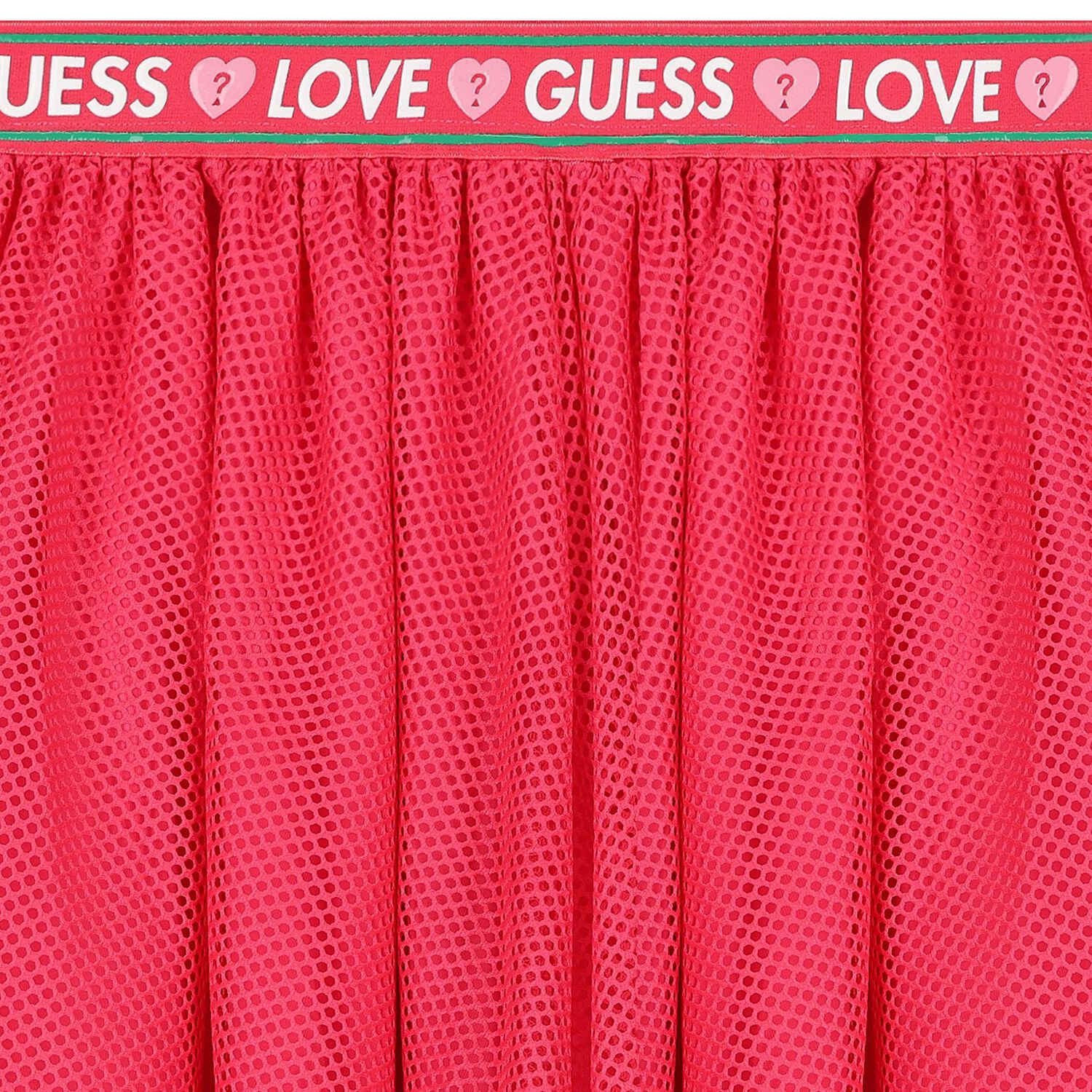 Girls Pink Logo Mesh Skirt, 1, hi-res image number null
