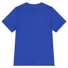 Younger Boys Blue Logo T-Shirt, 1, hi-res