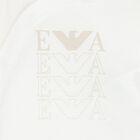 White Logo Babygrow, 2, hi-res