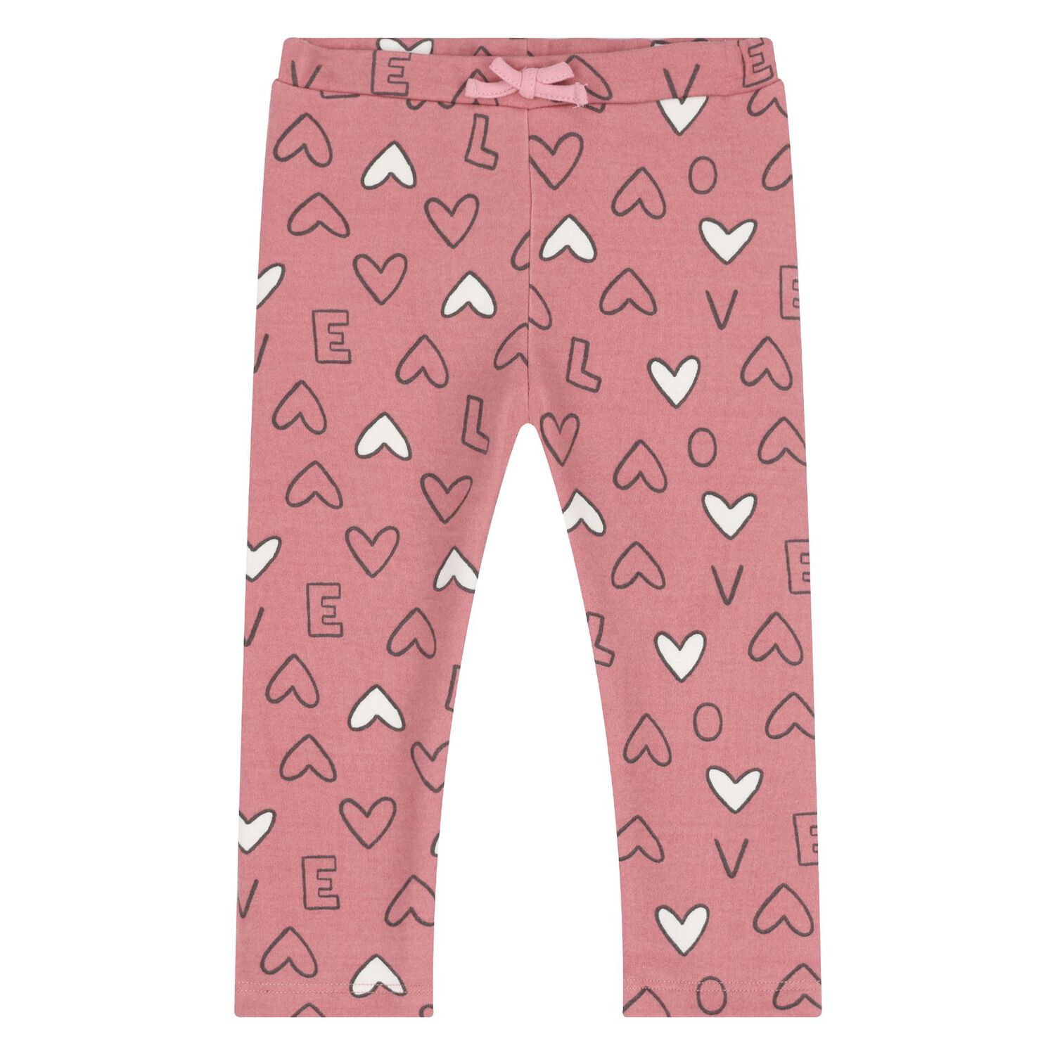 Baby Girls Pink & Ivory Leggings Set, 1, hi-res
