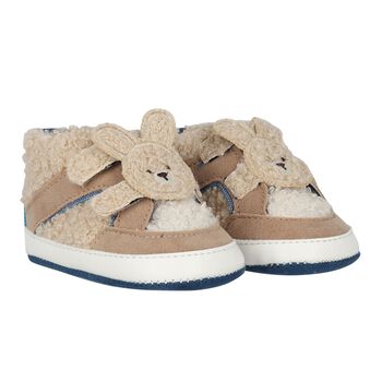 Beige Pre Walker Trainers
