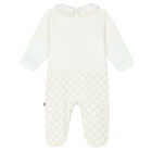 Ivory Logo Babygrow, 1, hi-res